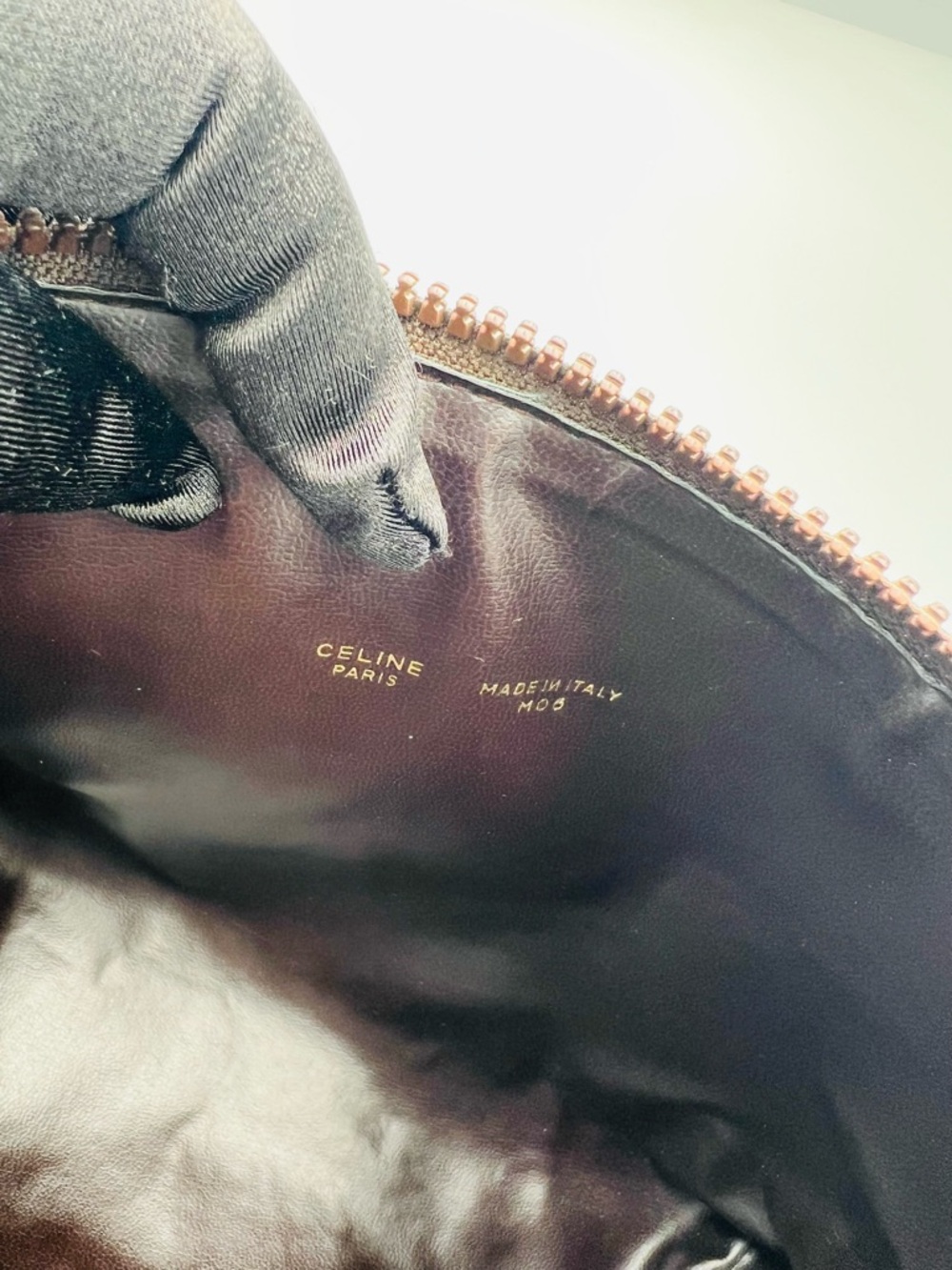 Celine Monogram Canvas Clutch - Picture 7 of 11